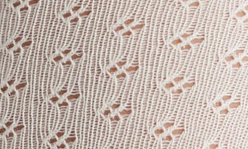 Hue Diamond Pointelle Sweater Tights In White