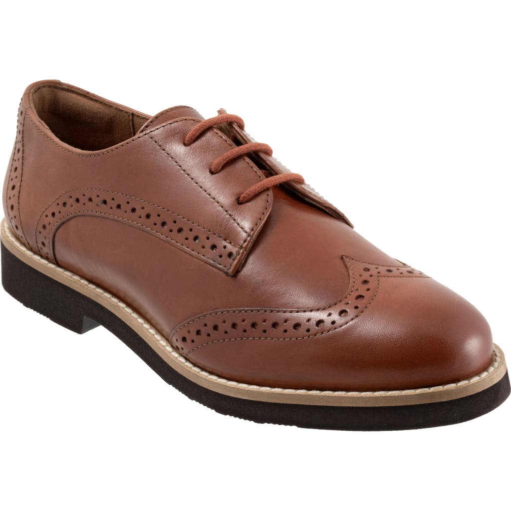 Softwalk ® Willet Wingtip Derby In Luggage