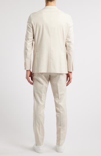 Morton Solid Unconstructed Wool Blend Suit