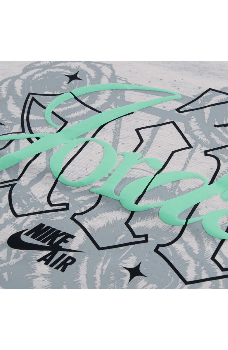 Jordan Kids' AJ Floral Flight Graphic T-Shirt, Alternate, color, Heather