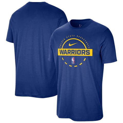 Men's Nike  Royal Golden State Warriors Authentic Practice T-Shirt