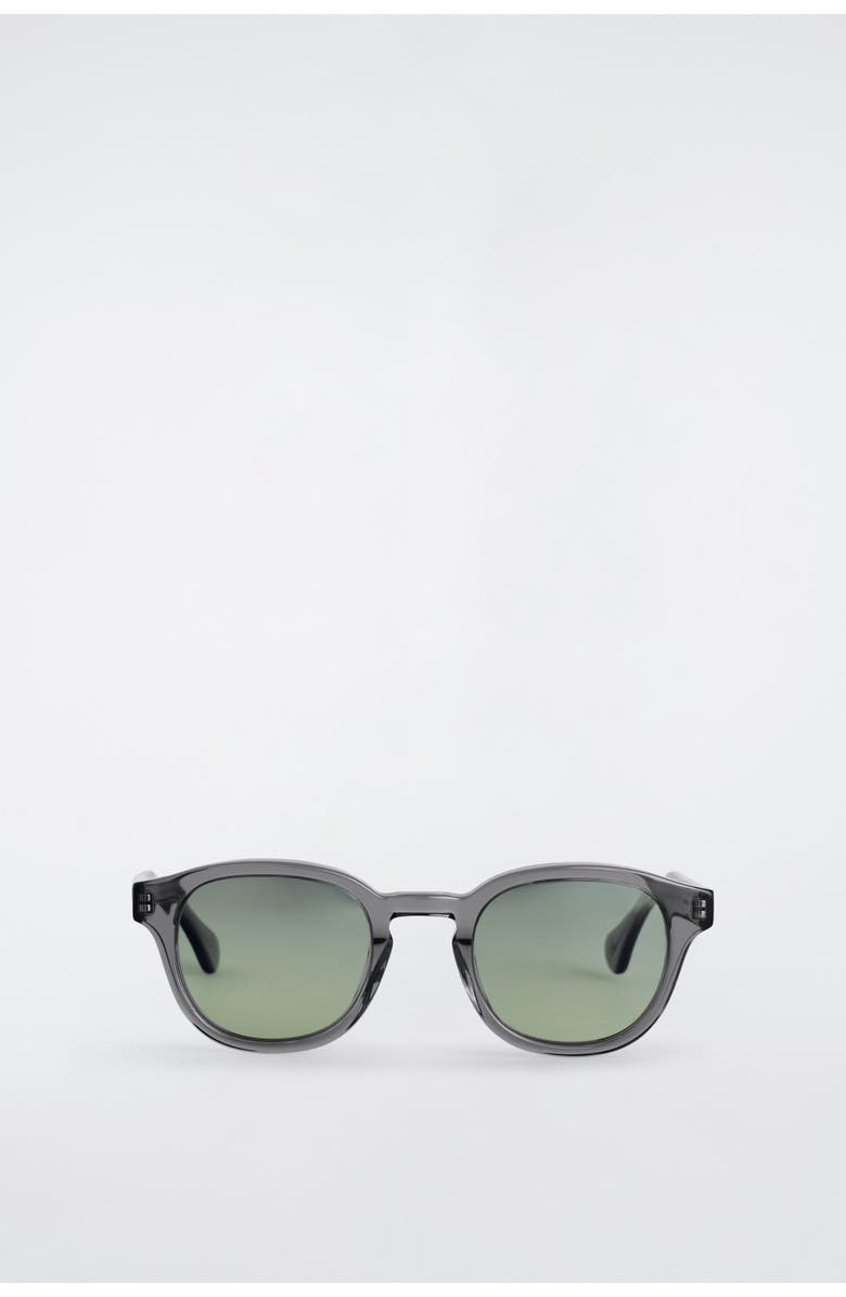 COS D-frame Sunglasses, Main, color, Graphite