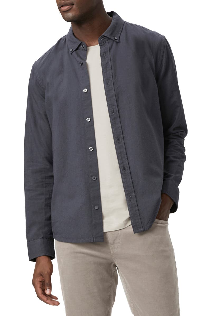 PAIGE Pittman Regular Fit Button-Down Shirt, Main, color, 