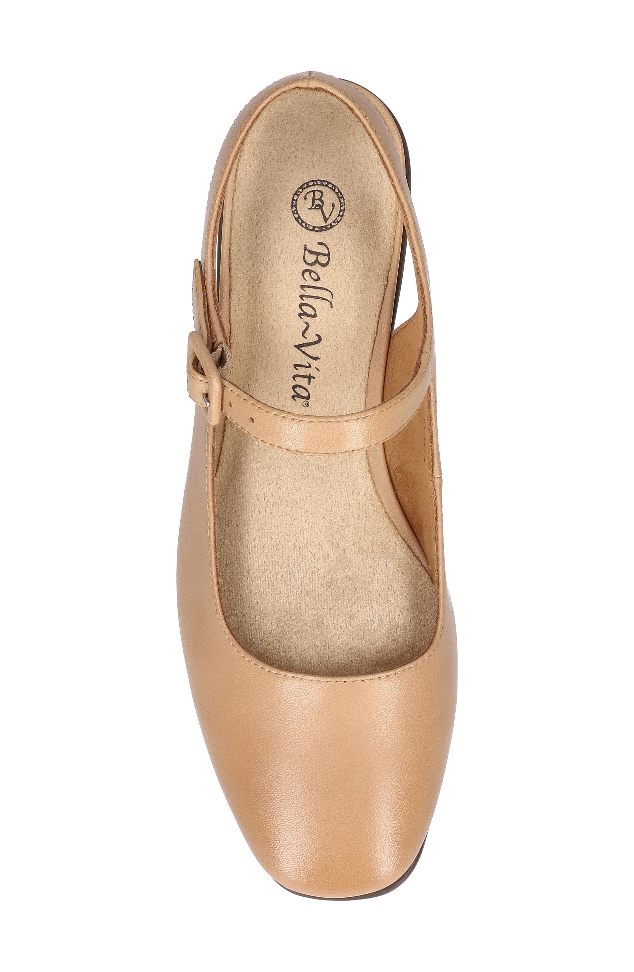 Andie Slingback Flat, Alternate, color, SADDLE BURNISHED LEATHER