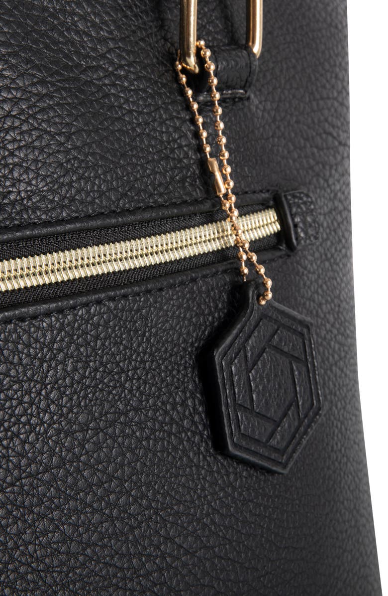 Picnic Time Uptown Cooler Tote, Alternate, color, Black