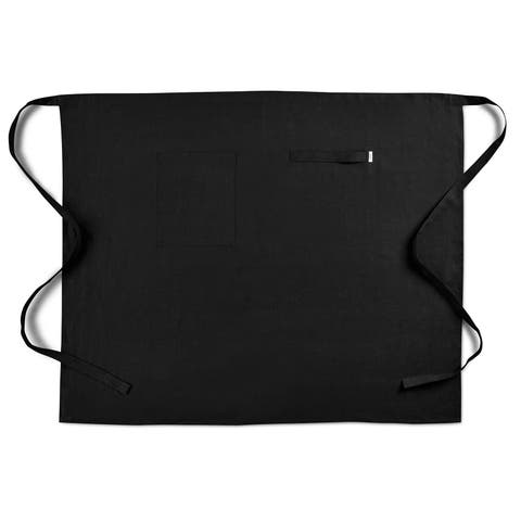 Linen Apron - Linen Midi Bistro Apron