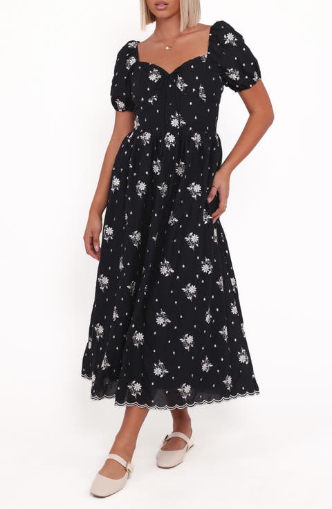 Rosemarie Print Midi Dress