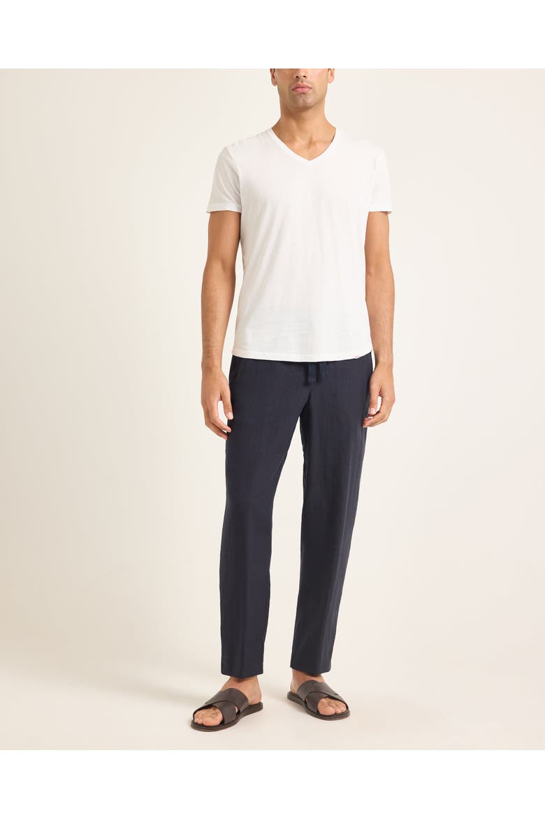 Ob V Tailored Fit V-neck T-Shirt, Main, color, WHITE