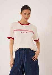 Hush Star Ringer Slim T-Shirt