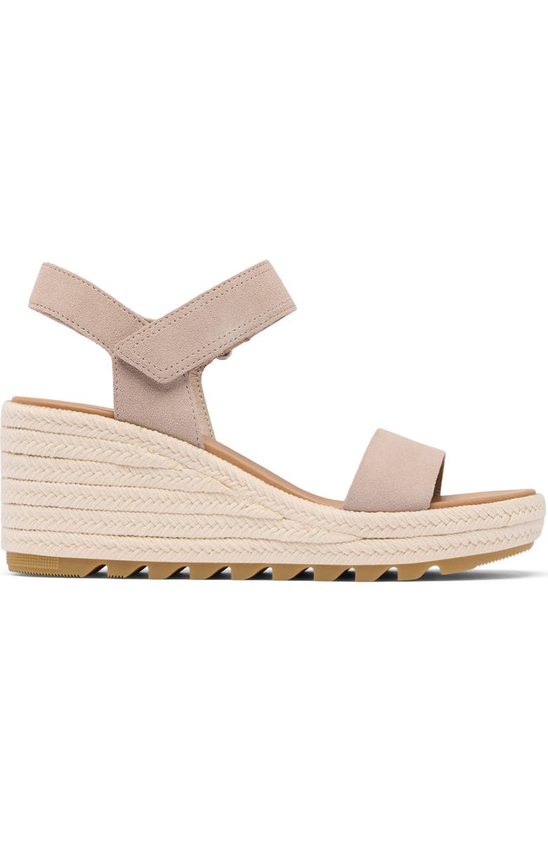 SOREL Cameron Wedge Espadrille Sandal, Alternate, color, Crushed Clay/ Gum