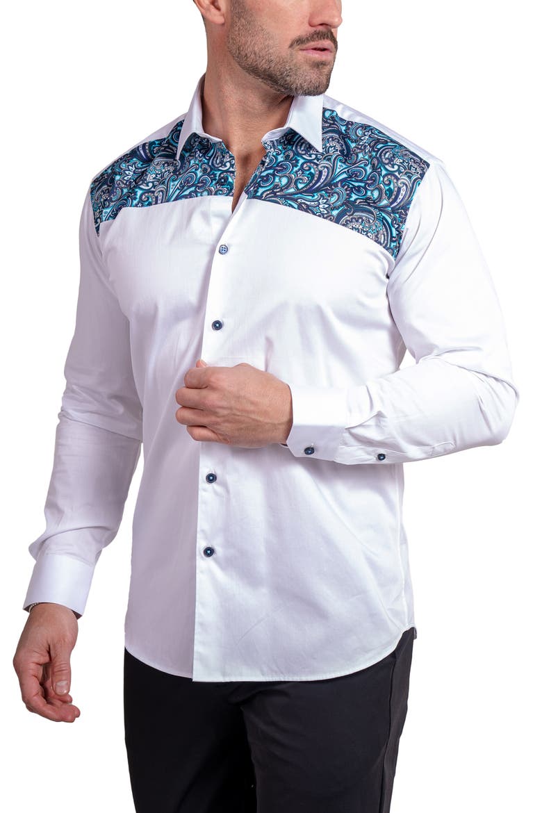 Blacklabel Ascension0070 White Button-Up Shirt, Alternate, color, WHITE
