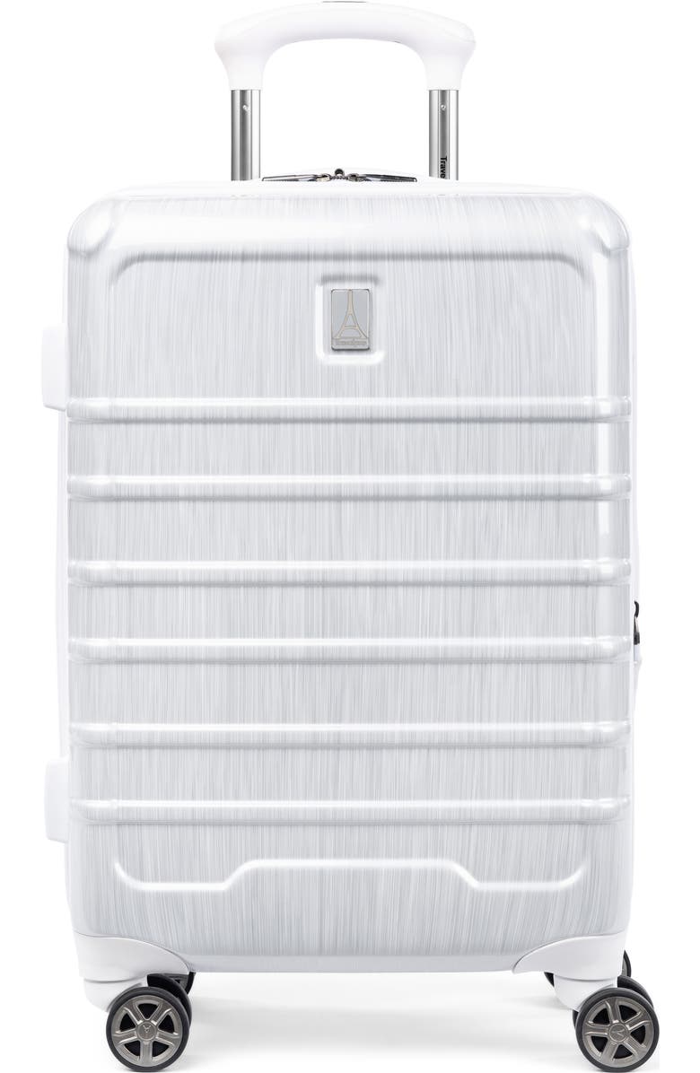 TRAVELPRO Rollmaster<sup>™</sup> Lite 20" Expandable Carry-on Hardside Spinner Luggage, Main, color, White
