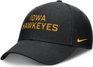 Nike Men's Nike  Black Iowa Hawkeyes Rise Practice Adjustable Hat