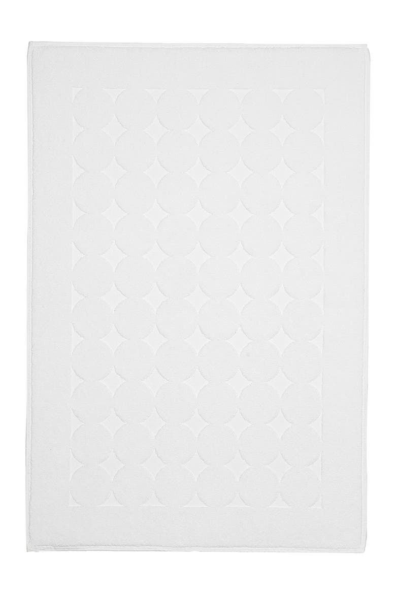 Sinemis Circle Bath Mat, Main, color, WHITE