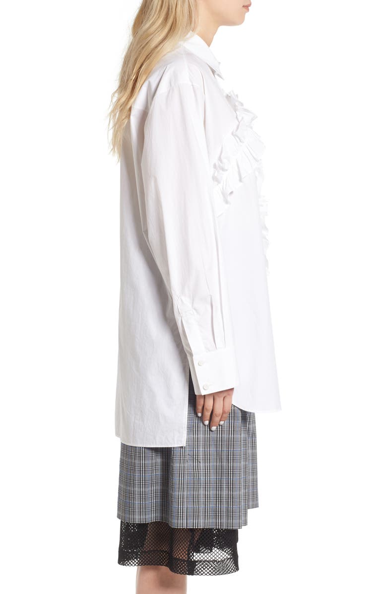 J KOO Ruffle Blouse, Alternate, color,