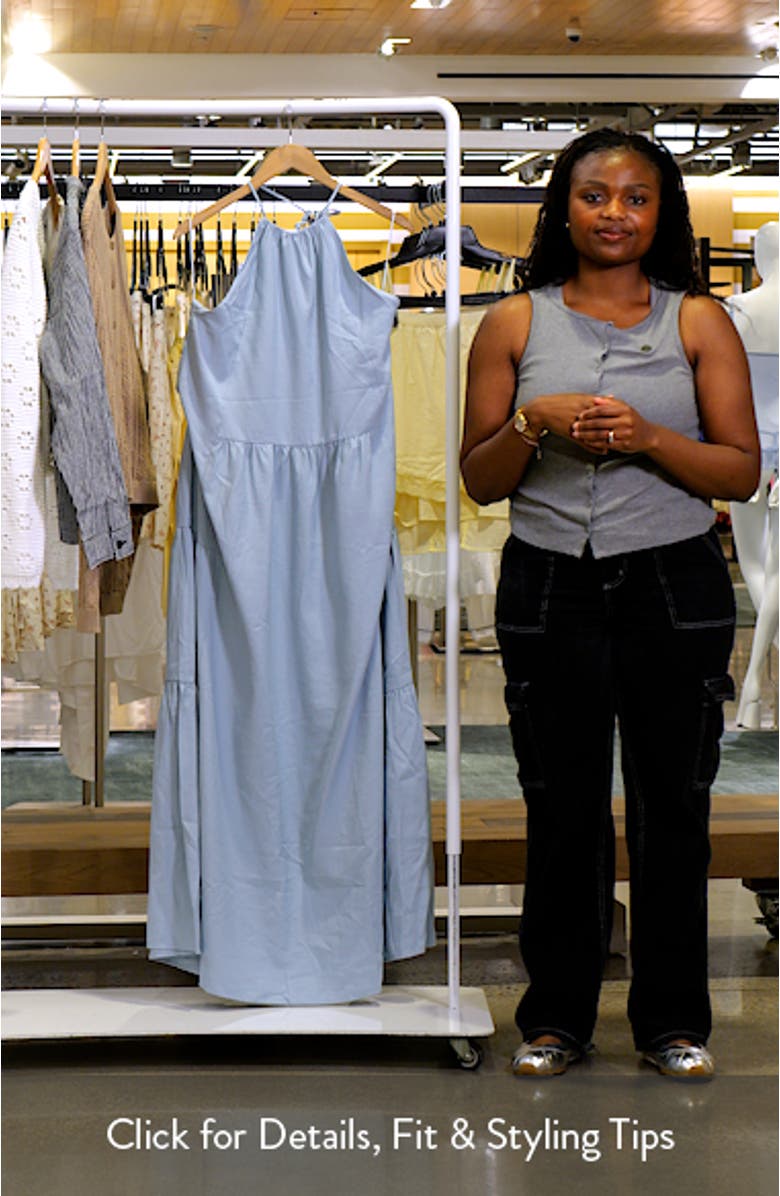 Eimear Halter Maxi Dress, sales video thumbnail