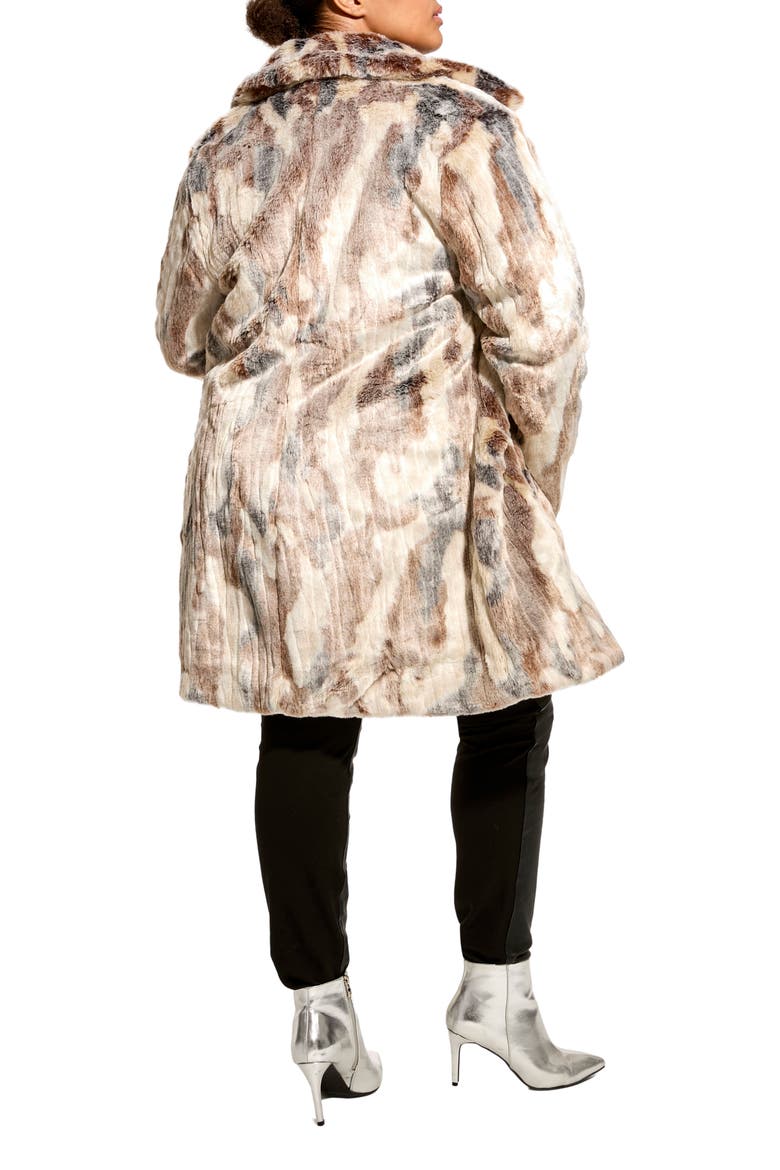 Alexa Fur Jacket, Alternate, color, AUTUMN