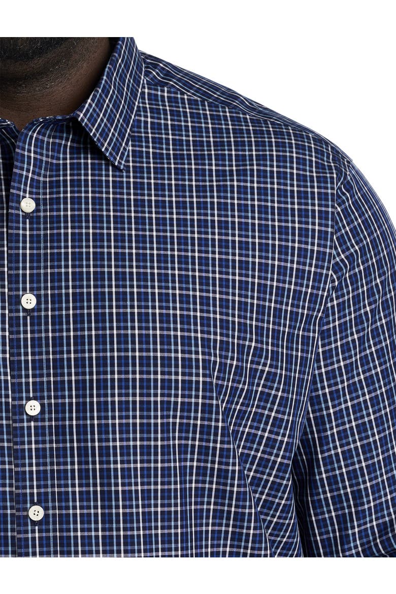 Big & Tall Armstrong Sport Shirt, Alternate, color, EVENING BLUE