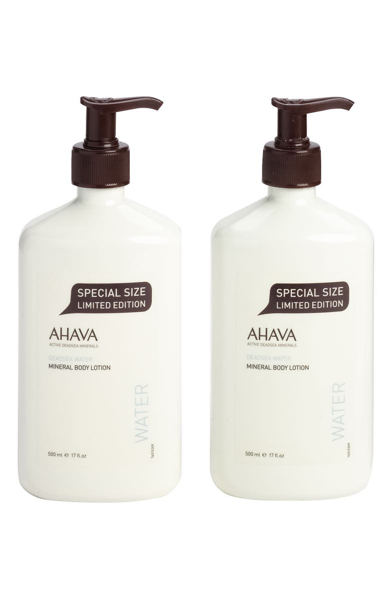 AHAVA Jumbo Mineral Body Lotion Duo, Main, color,