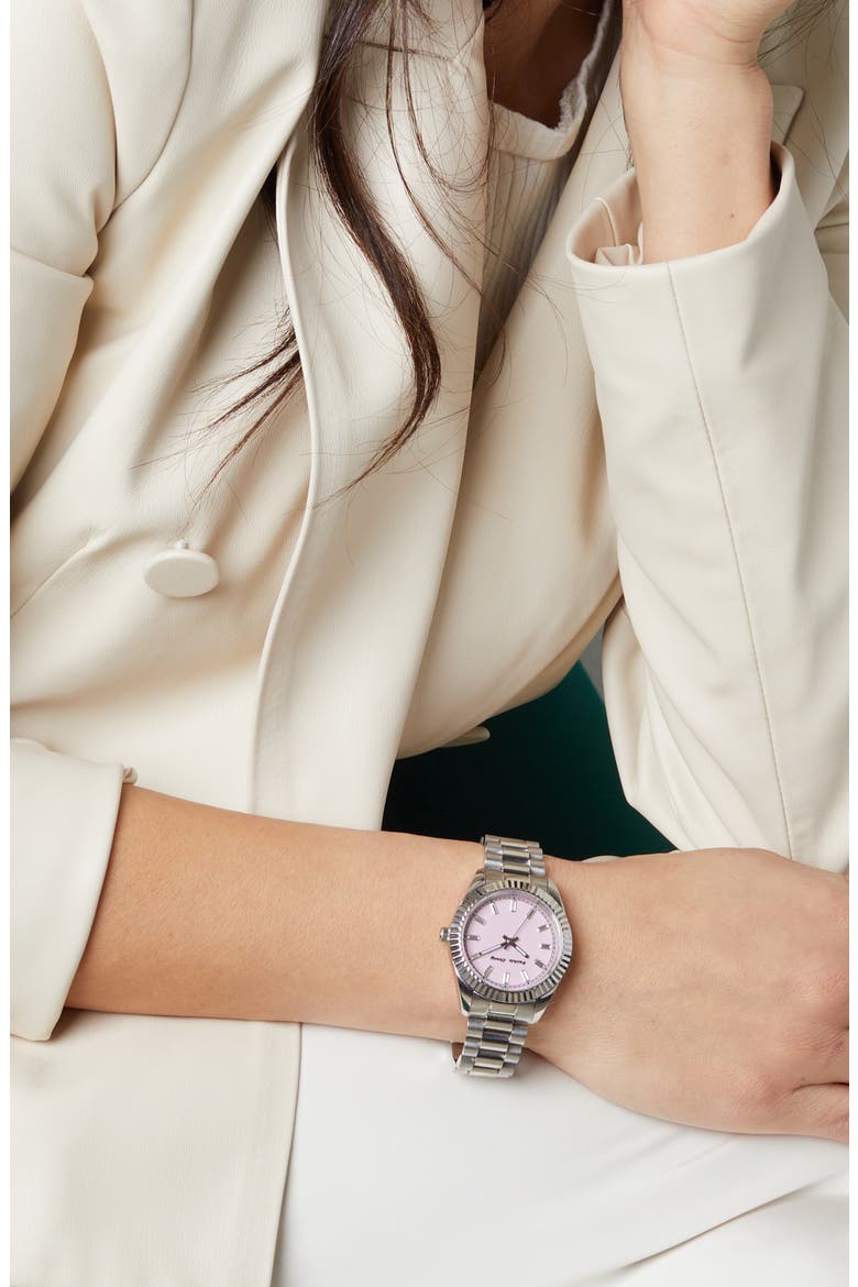 A Night in Malibu Bracelet Watch, 36mm, Alternate, color, BALLET PINK
