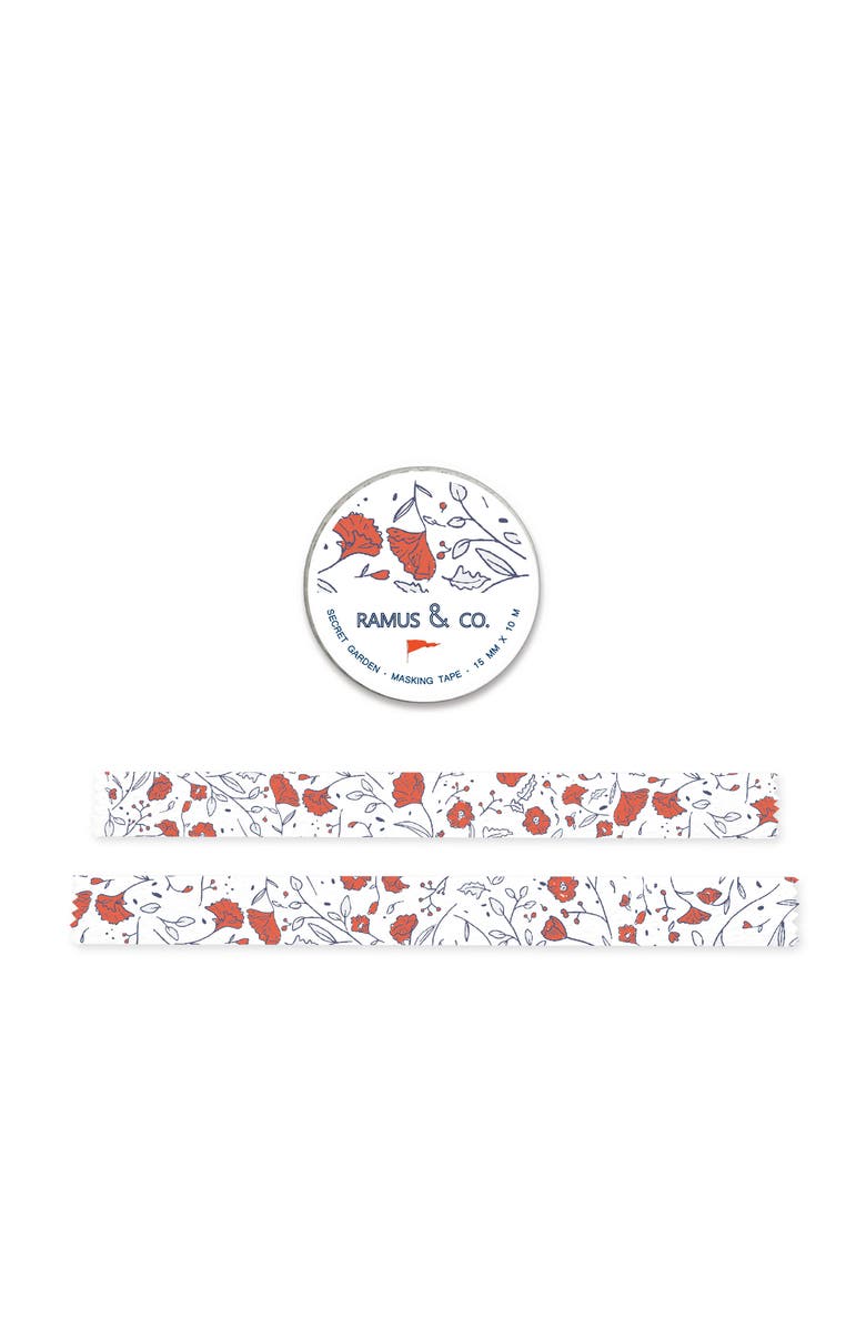 Ramus & Co Illustrated Masking Tape - 3ct Rolls, Assorted Rolls, Alternate, color, Multi-Pack