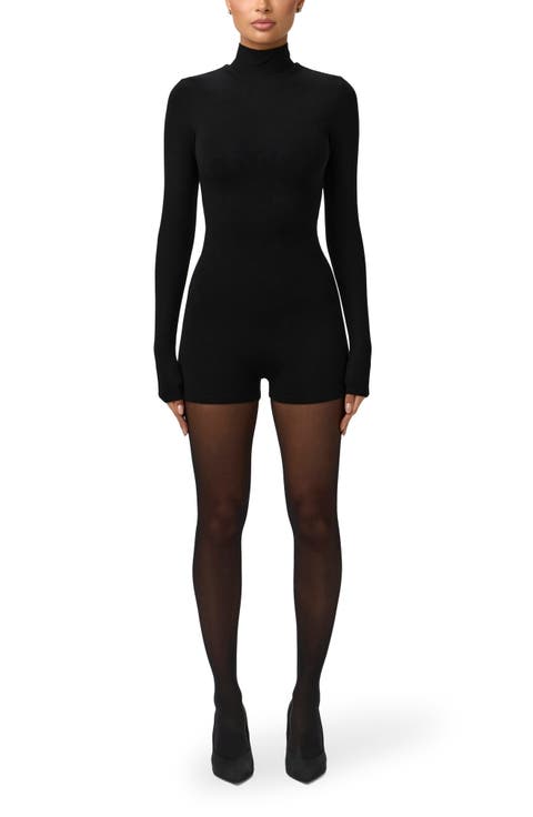 Butter Turtleneck Contour Romper