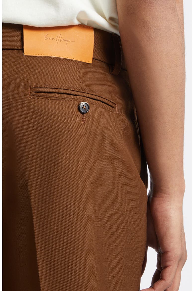 Relaxed Primo Virgin Wool Trousers, Alternate, color, BROWN