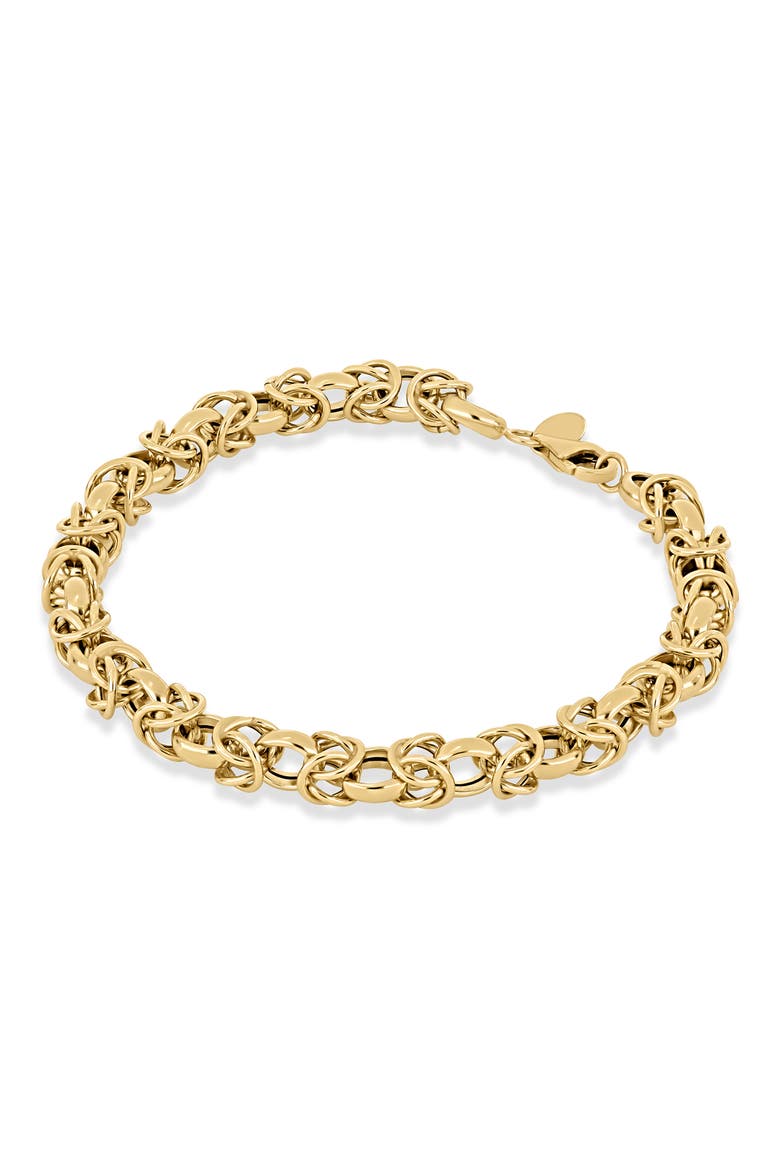 14K Gold Interwoven Chain Bracelet (Online Trunk Show), Alternate, color, 14K YELLOW GOLD