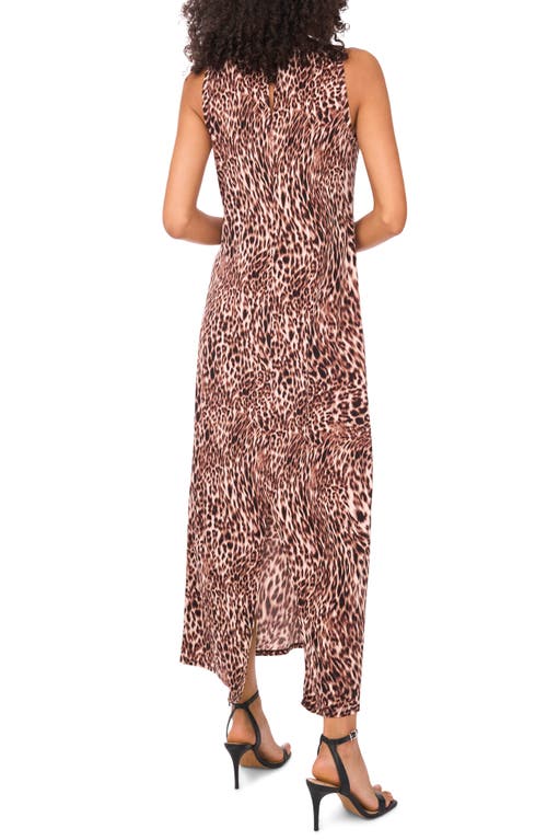 Vince Camuto Leopard Print Tank Dress In Multi