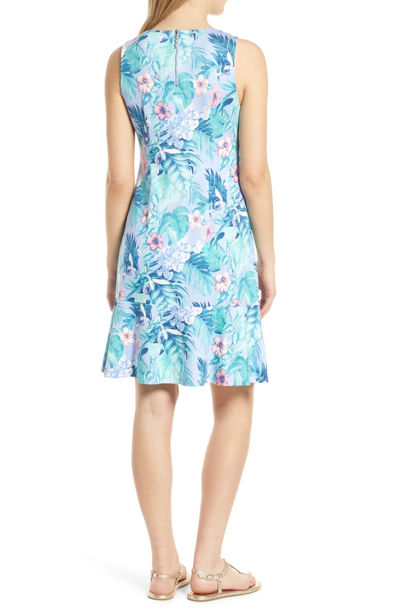 Tommy Bahama Darcy Hibiscus Haven Floral A-Line Dress, Alternate, color, 
