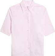 Jil Sander Slim Fit Short Sleeve Button-Up Shirt
