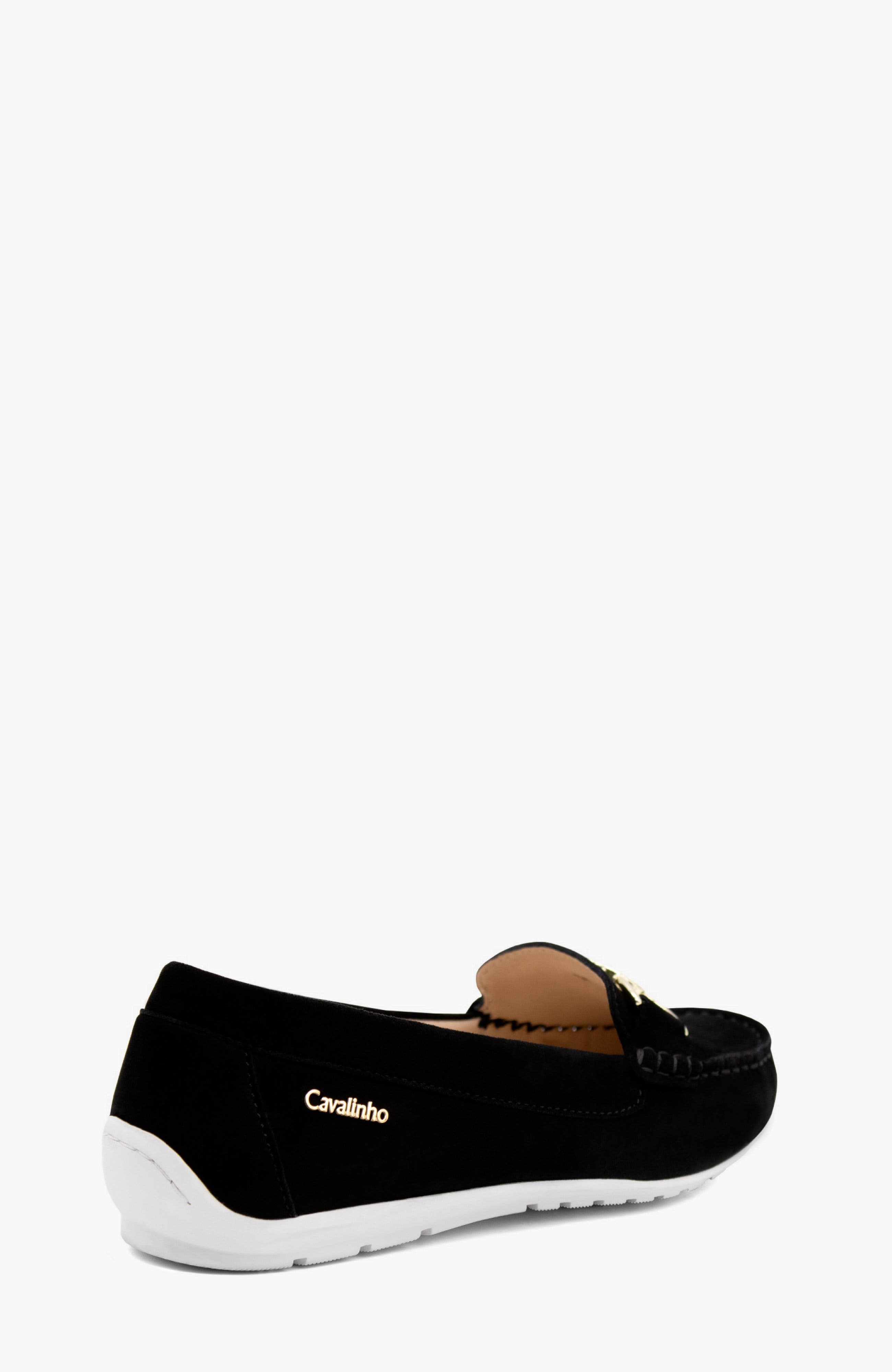Belle Suede Loafers, Alternate, color, Black