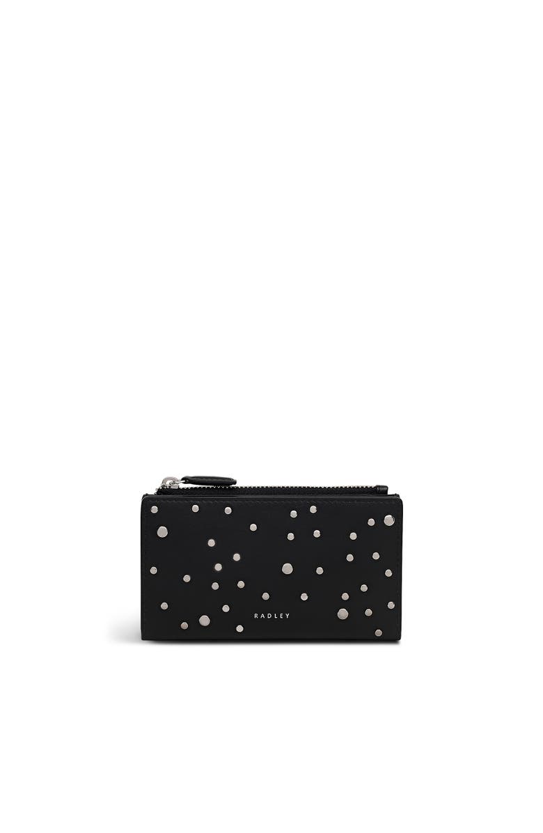 Radley Coin Street - Stud Medium Ziptop Wallet, Main, color, Black
