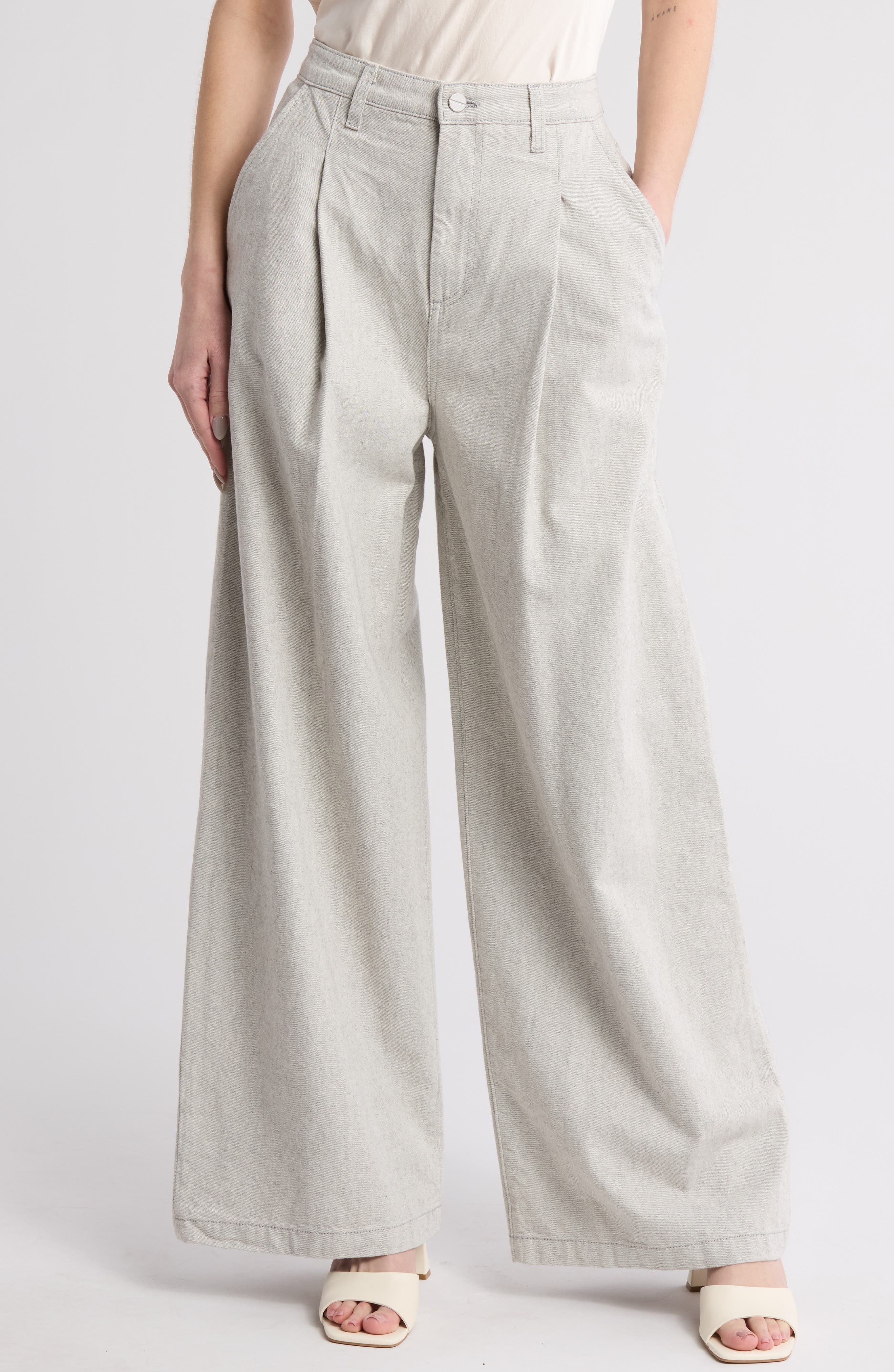 TWP Greene St Cotton Wide Leg Pants