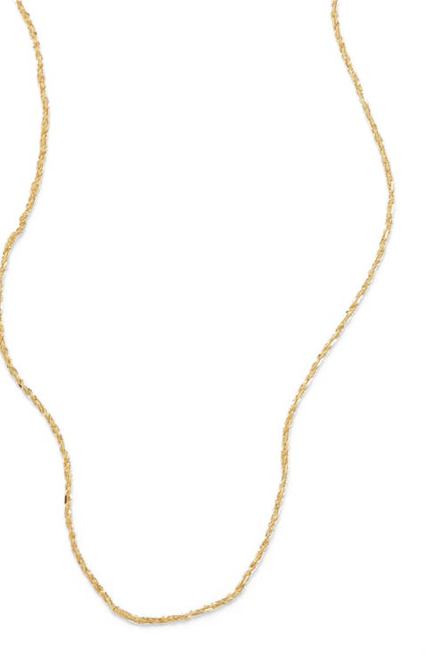 14k Tornado Necklace