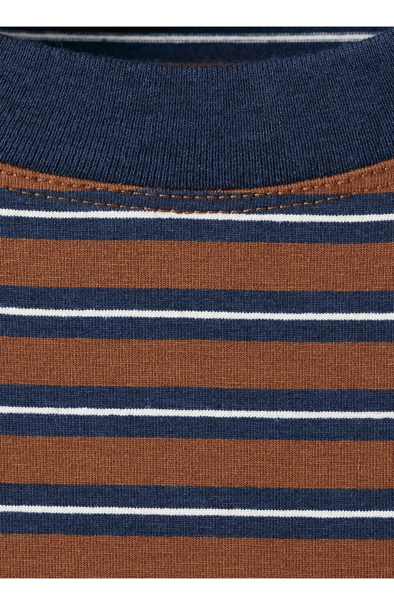 MANGO Stripe T-Shirt, Alternate, color, Russet