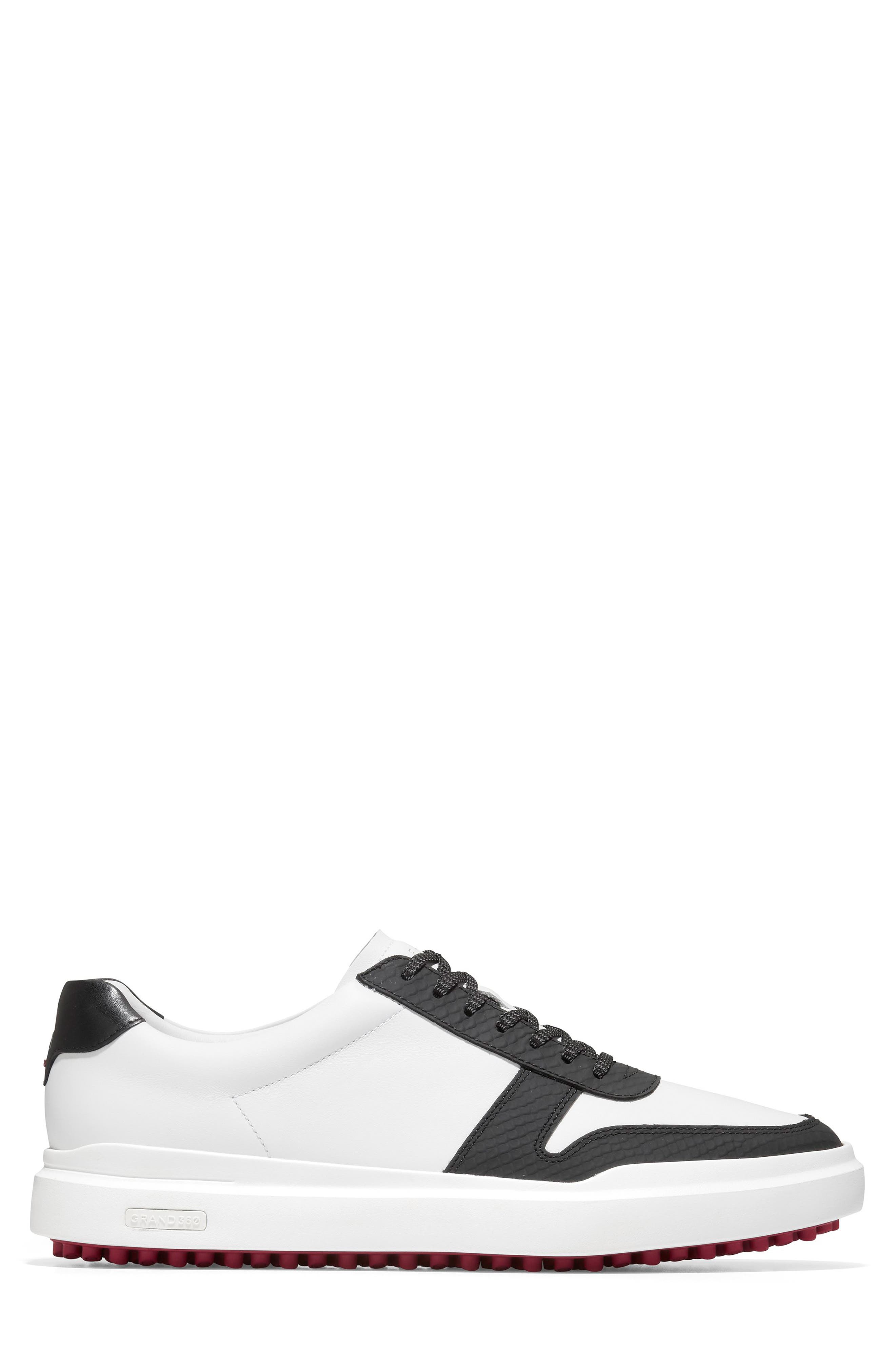 GrandPro Rally Golf Shoe, Alternate, color, OPTIC WHITE/ BLACK PYTHON