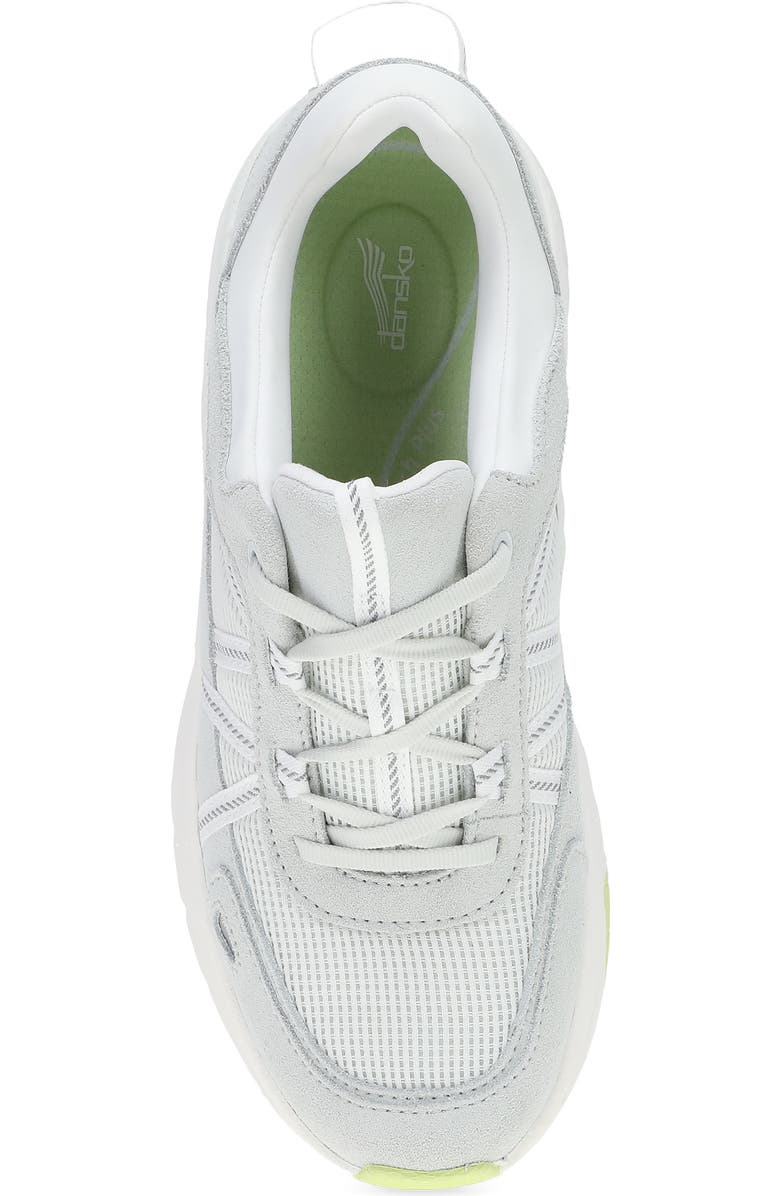 Dansko Poppy Sneaker, Alternate, color, Grey Suede