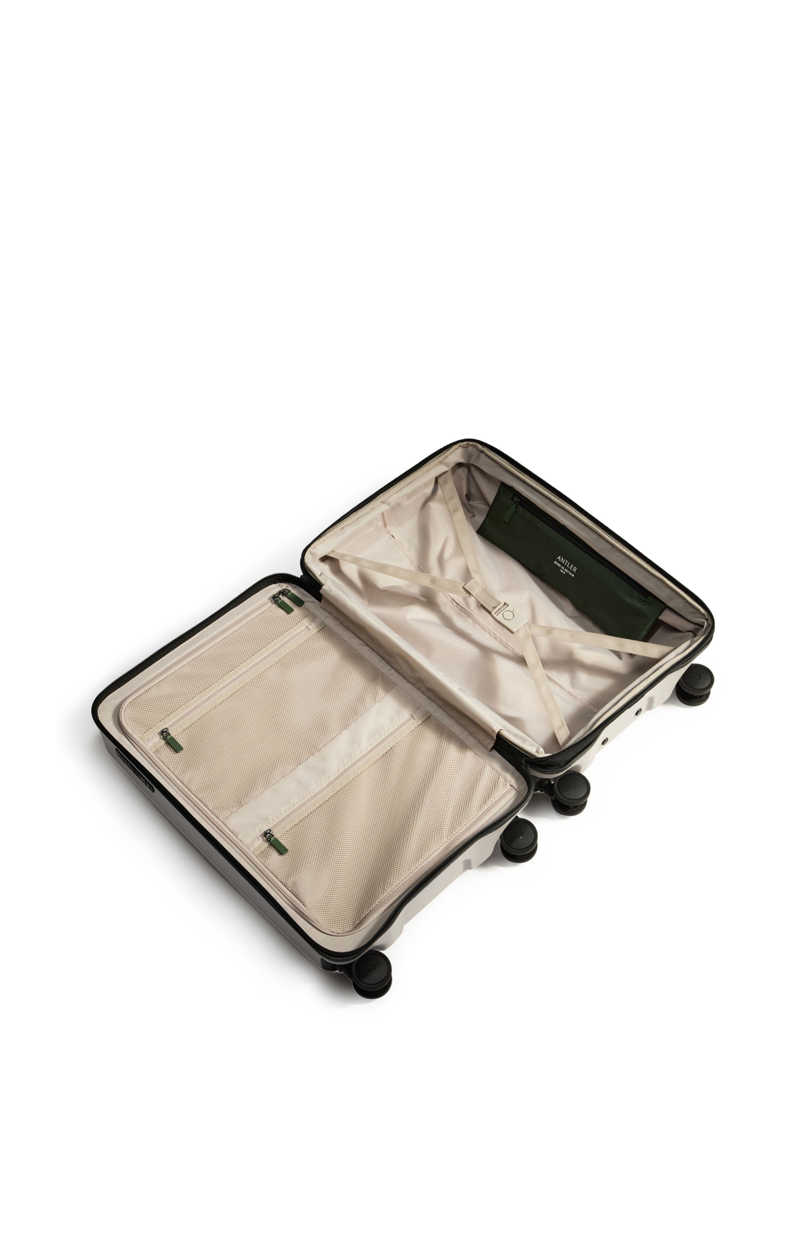 ANTLER Icon Stripe Medium Suitcase, Alternate, color, Taupe