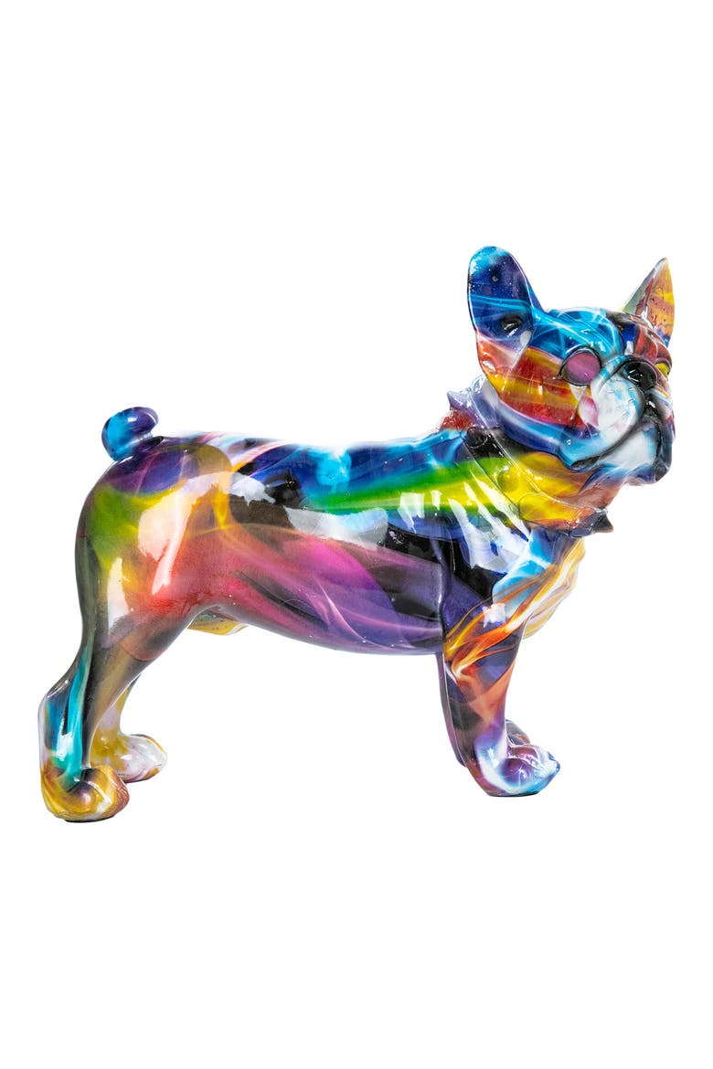 Plus Smoke Art Bulldog Ears Up, Alternate, color, MULTI-COLOR