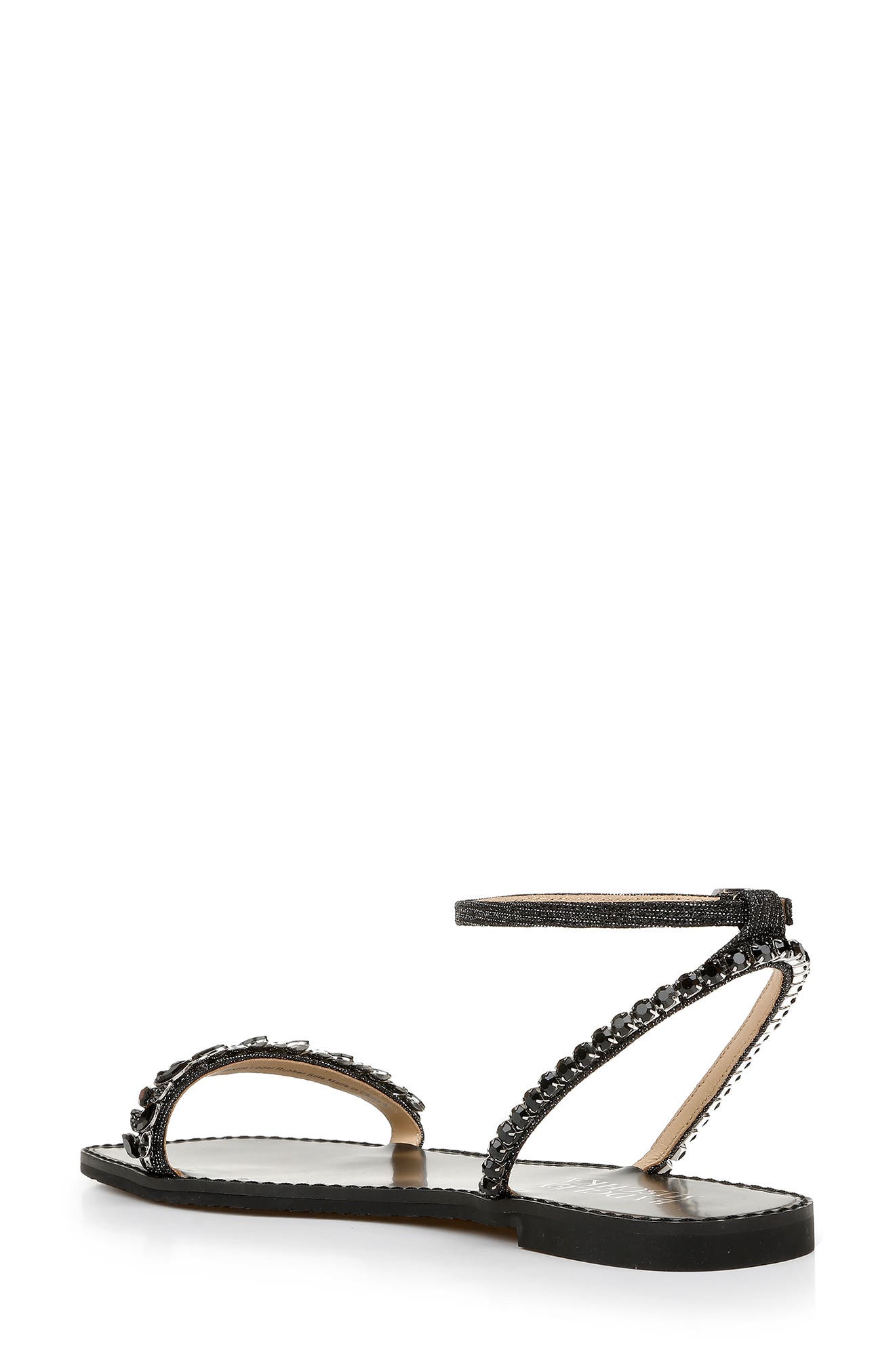 Kensy Ankle Strap Sandal, Alternate, color, BLACK