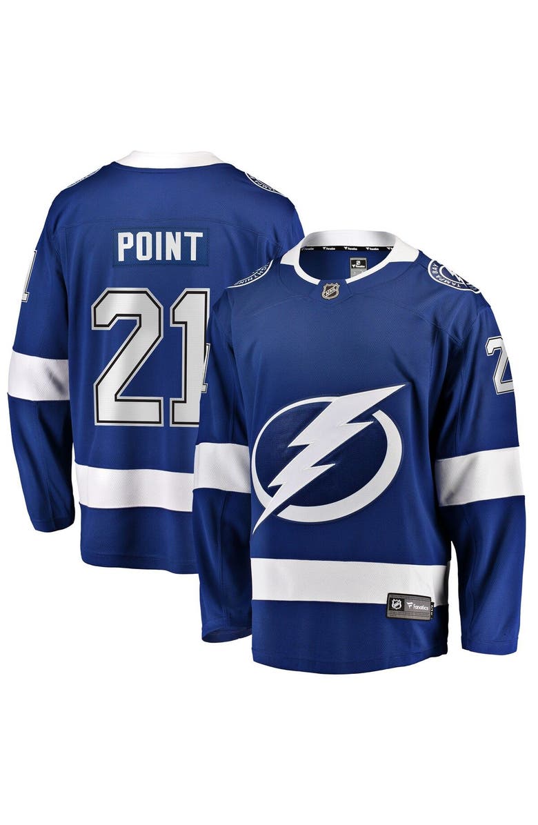 FANATICS Men's Fanatics Branded Brayden Point Blue Tampa Bay Lightning Home Premier Breakaway Player Jersey, Main, color, Blue