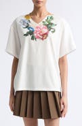 Maison Margiela Flower Graphic T-Shirt