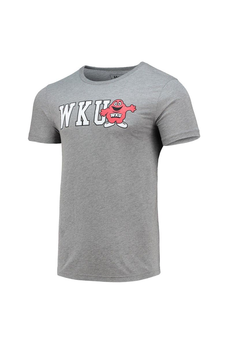 HOMEFIELD Men's Homefield Gray Western Kentucky Hilltoppers Vintage Big Red T-Shirt, Alternate, color, 