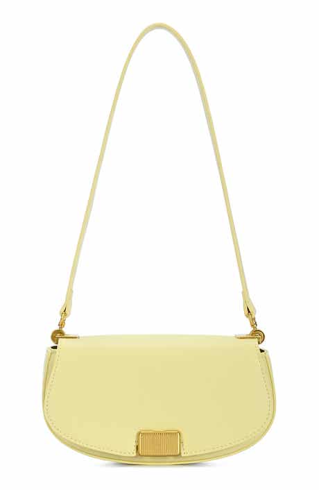 Rib Buckle Shoulder Bag