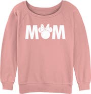 Mickey & Friends Junior's Mickey & Friends Mother's Day Minnie Mouse Mom  Sweatshirt