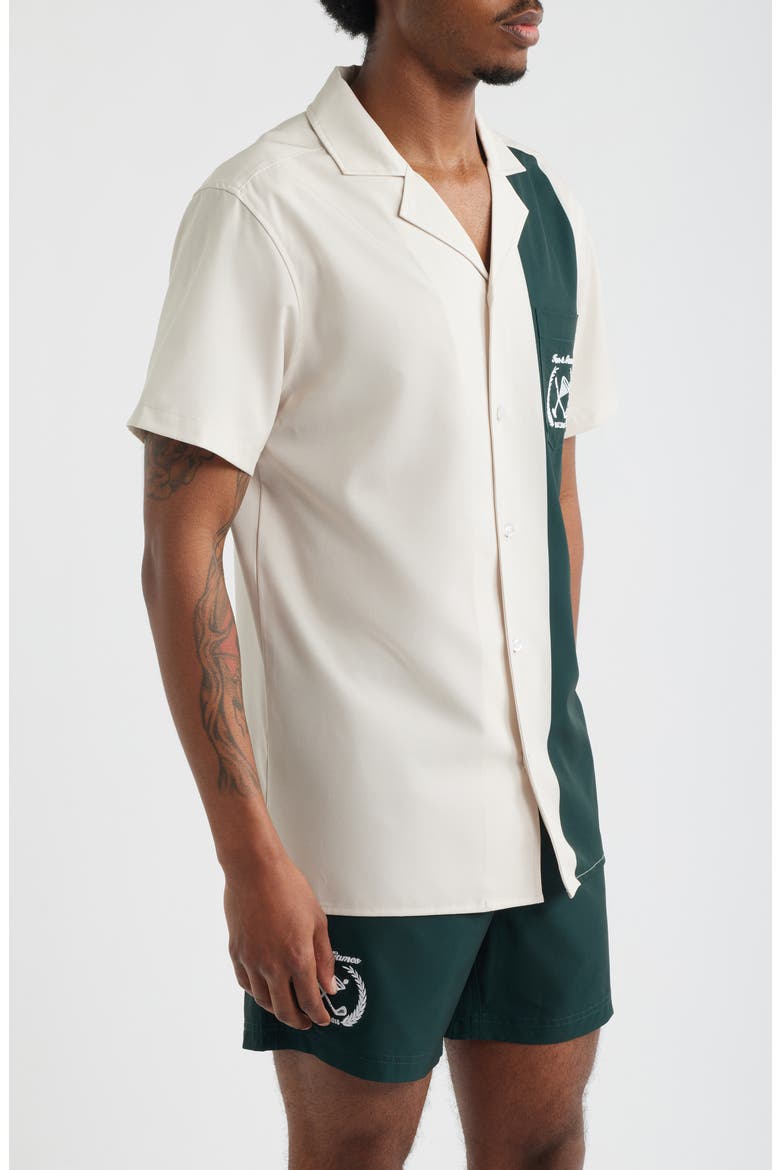 Club House Weekend Camp Shirt, Alternate, color, WHITE