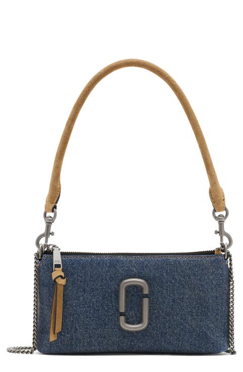 The Snapshot Denim Convertible Pochette Shoulder Bag