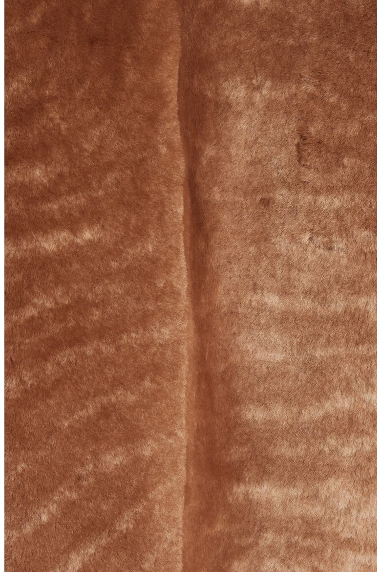 Genuine Shearling Hoodie, Alternate, color, CAMEL