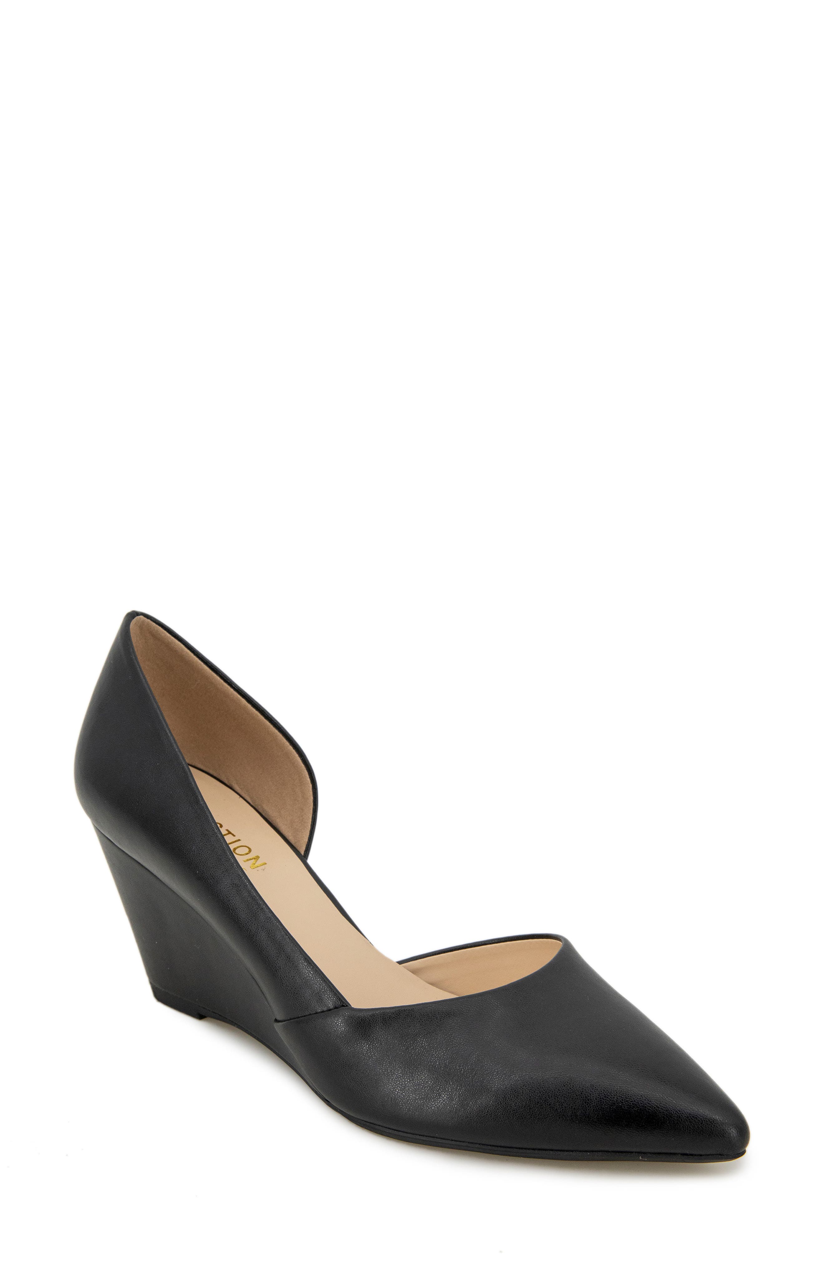 Reaction Kenneth Cole Eltinn Wedge Pump, Main, color, Black